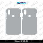 Xiaomi Mi Mix 2S Skin Template Vector
