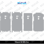 Xiaomi Mi Mix Evo Skin Template Vector