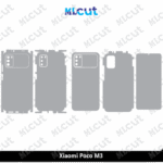 Xiaomi Poco M3 Skin Template Vector