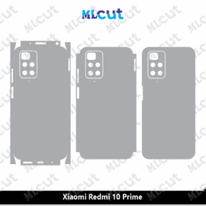 Xiaomi Redmi 10 Prime Skin Template Vector