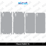 Xiaomi Redmi 7A Skin Template Vector