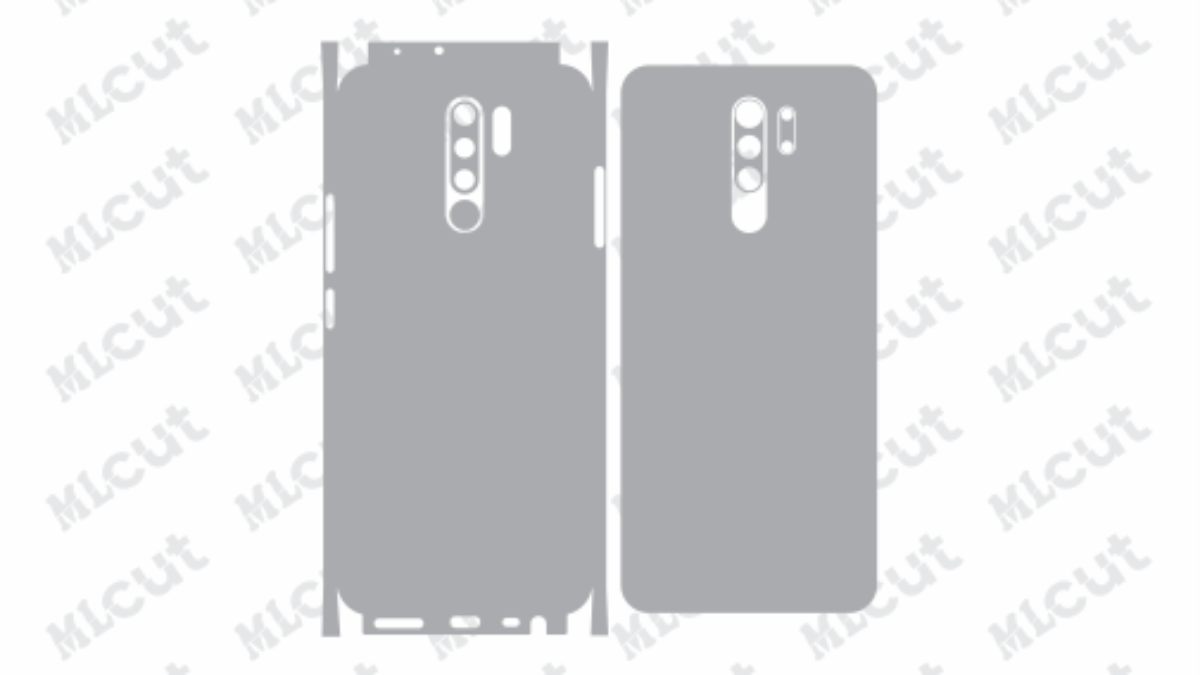 Pro Skin Template Vector Mi Note 10 Back Skin Mobile Skin Template