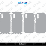 infinix S1 Skin Template Vector