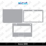 Lenovo G460 Skin Template Vector