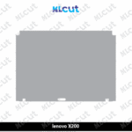 Lenovo X200 Skin Template Vector
