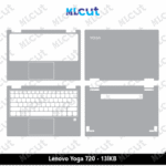 Lenovo Yoga 720 - 13lKB Skin Template Vector