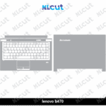 Lenovo b470 Skin Template Vector
