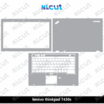 Lenovo thinkpad T430s Skin Template Vector