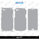 oppo A71 Skin Template Vector