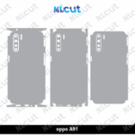 Oppo A91 Skin Template Vector