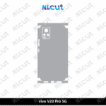 Vivo V20 Pro 5G Skin Template Vector