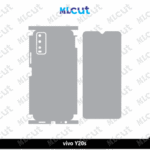 Vivo Y20s Skin Template Vector