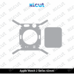 Apple Watch 2 Series 42mm Skin Template Vector