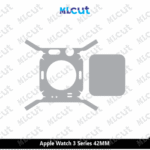 Apple Watch 3 Series 42MM Skin Template Vector