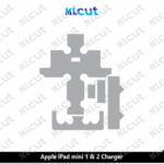 Apple iPad mini 1 & 2 Charger Skin Template Vector