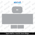 Apple iPad Pro 11inch & 12inch Charger Skin Template Vector