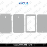 Galaxy T111 (TAB 3 LITE ) Skin Template Vector