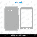 Galaxy T111 (TAB 3 Neo) Skin Template Vector