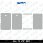 Galaxy Tab A 10.1 (2016) Skin Template Vector