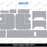 Power Adapter (10W) 2019 Skin Template Vector