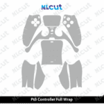 Ps5 Controller Full Wrap Skin Template Vector