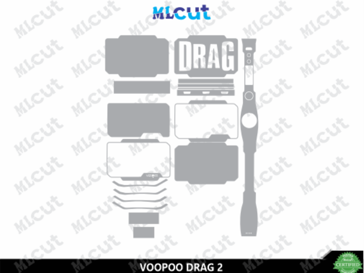 VOOPOO DRAG 2 Skin Template Vector