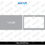 Vaio SVS13112w Skin Template Vector