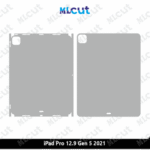 iPad Pro 12.9 Gen 5 2021 Skin Template Vector