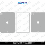 iPad Pro M1 11 inch 2021 Skin Template Vector
