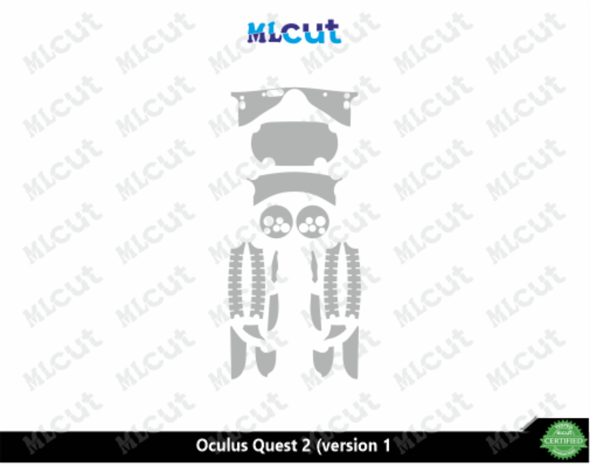 Oculus Quest Skin Template Vector