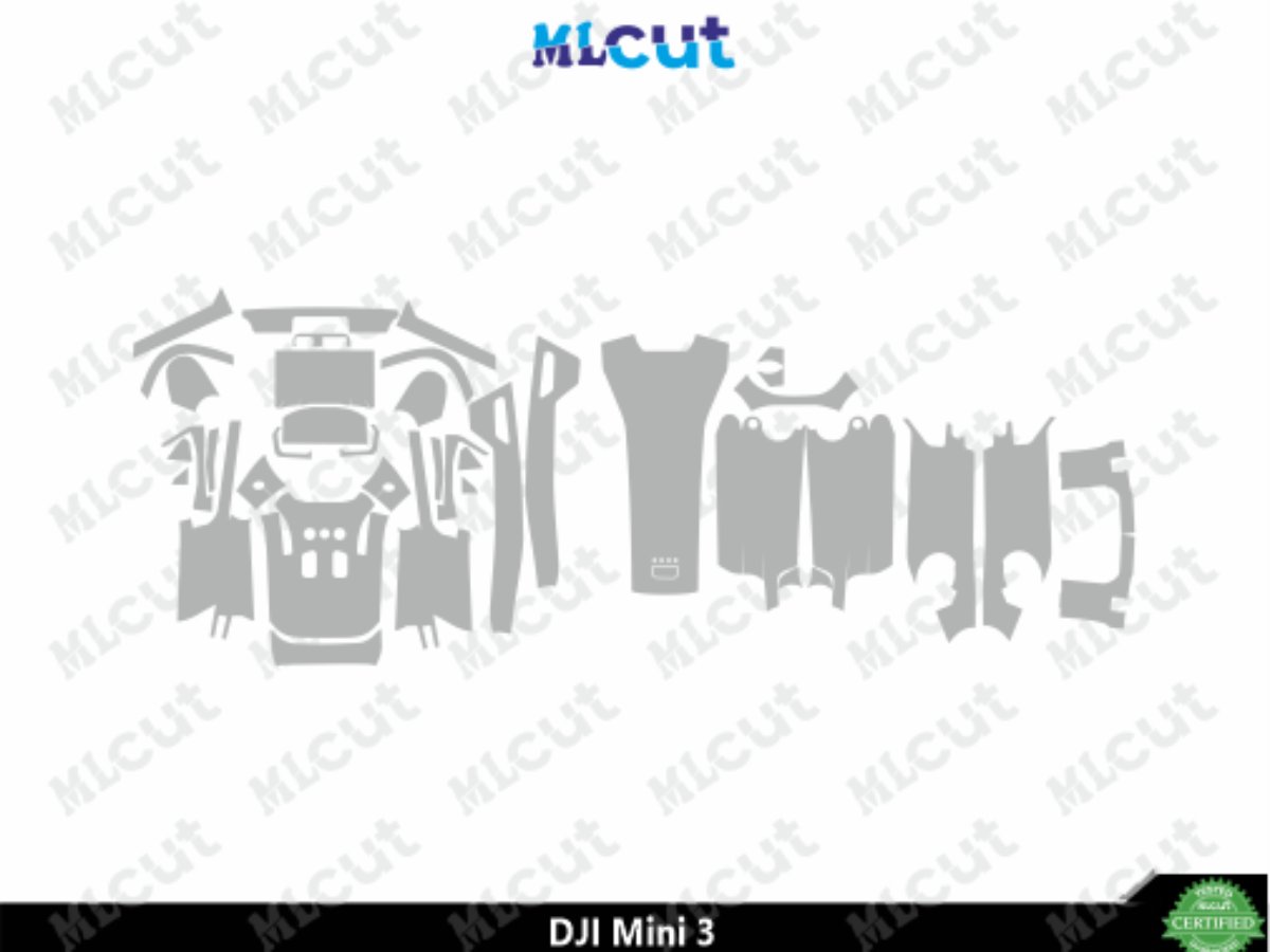 file dji innovations (dji mini skin template vector)