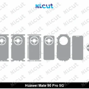 Huawei Mate 90 Pro 5G Skin Template Vector
