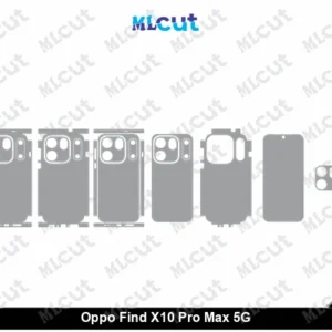 Oppo Find X10 Pro Max 5G Skin Template Vector