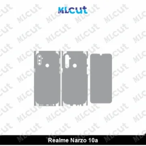 Realme Narzo 10a Skin Template Vector