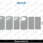 Realme Neo8 5G Skin Template Vector