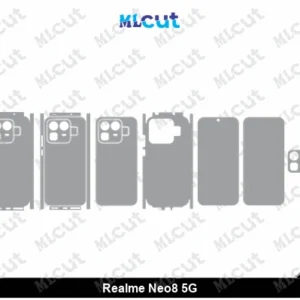 Realme Neo8 5G Skin Template Vector