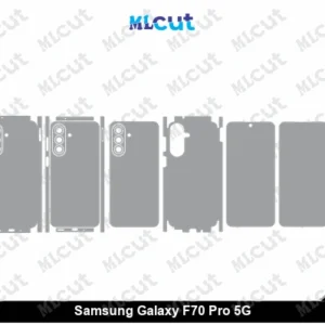 Samsung Galaxy F70 Pro 5G Skin Template Vector