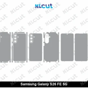 Samsung Galaxy S26 FE 5G Skin Template Vector