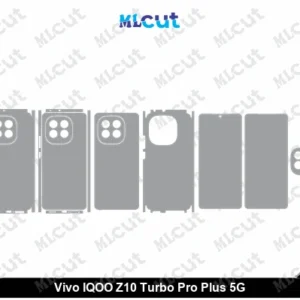 Vivo IQOO Z10 Turbo Pro Plus 5G Skin Template Vector