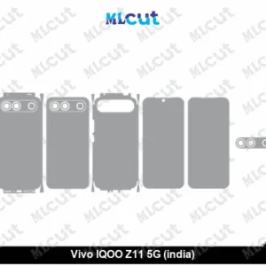 Vivo IQOO Z11 5G (india) Skin Template Vector