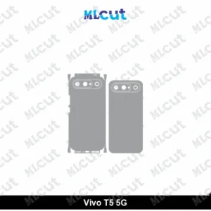 Vivo T5 5G Skin Template Vector
