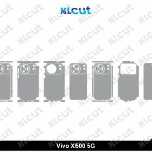 Vivo X500 5G Skin Template Vector