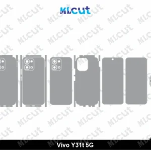 Vivo Y31t 5G Skin Template Vector
