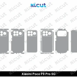 Xiaomi Poco F9 Pro 5G Skin Template Vector