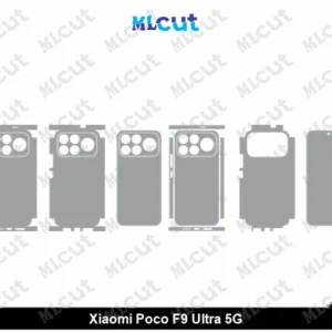Xiaomi Poco F9 Ultra 5G Skin Template Vector