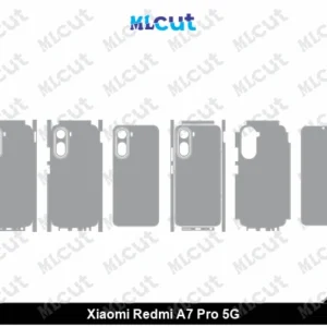 Xiaomi Redmi A7 Pro 5G Skin Template Vector